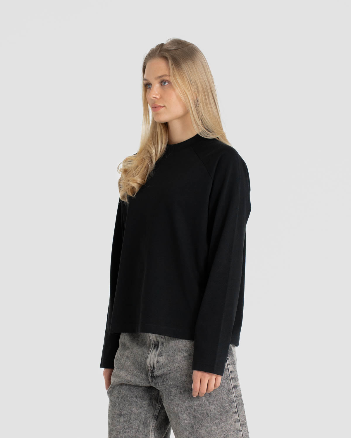 Raglan Longsleeve T-shirt Black
